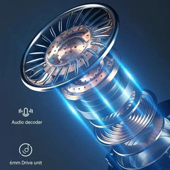 M19 Headset TWS Earphone, Intelligent Touch Control Wireless Bluetooth-compatible Headphones Waterproof LED Display