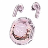 Wireless Bluetooth Headset Transparent ENC Headphones
