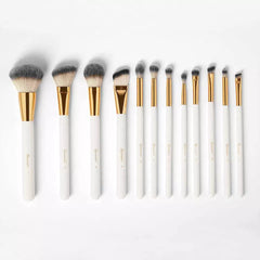 Cosmetics Elegance Brush Set- Studded Elegance White