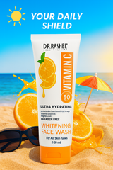 DR.RASHEL Vitamin C Ultra Hydrating Face Wash (100ml)  🌿 Brightening & Moisturizing Daily Cleanser