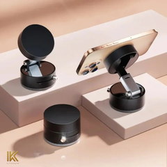Anti-Slip Magnetic Car Phone Holder with Industrial Vacuum Suction - Universal 360°