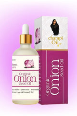 Cold-pressed Onion Oil, rich in Sulphur & Allicin, strengthens roots, reduces hair fall, and helps cover bald patches for healthier, fuller hair — 100% pure & natural.  Quantity 50ml